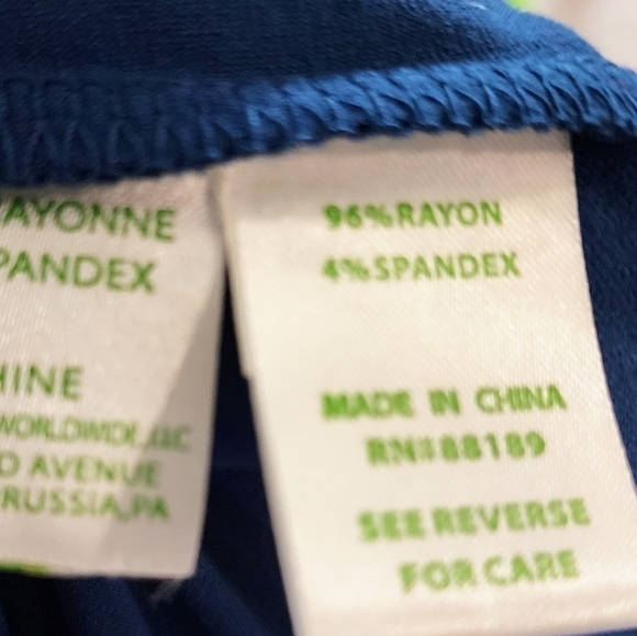 NWT Lilly Pulitzer Rozaline wrap dress in inky navy color size M - Picture 7 of 8